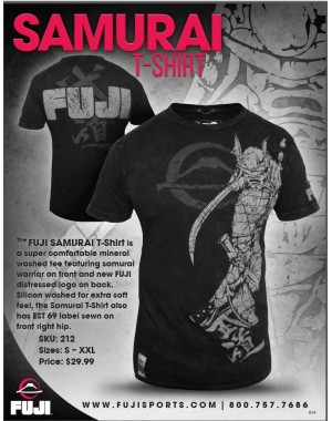 футболка с самураем Fuji Samurai T-Shirt 